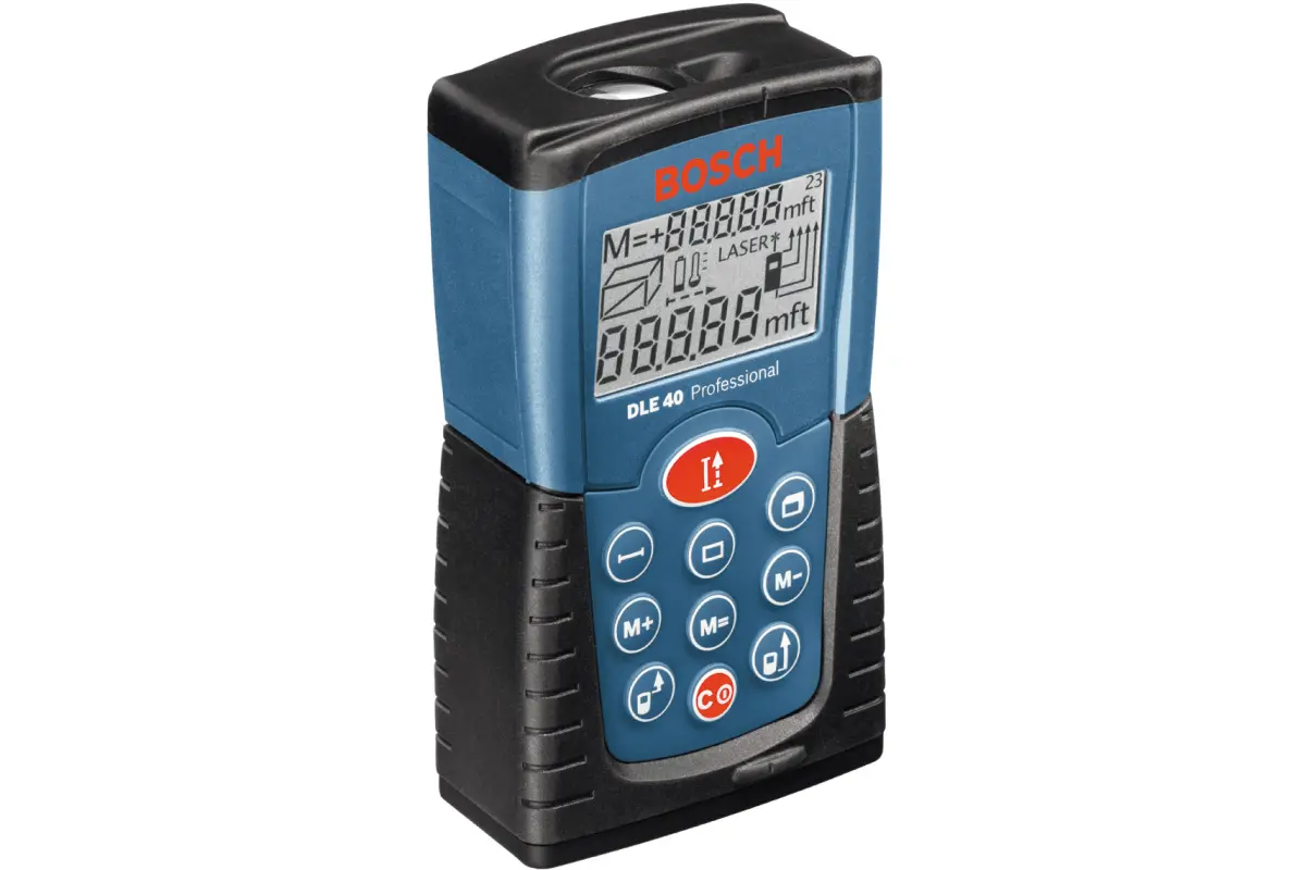Дальномер DLE-40 Bosch (диапазон измерений 0,05-40 м; точность 1,5мм+чехол)
