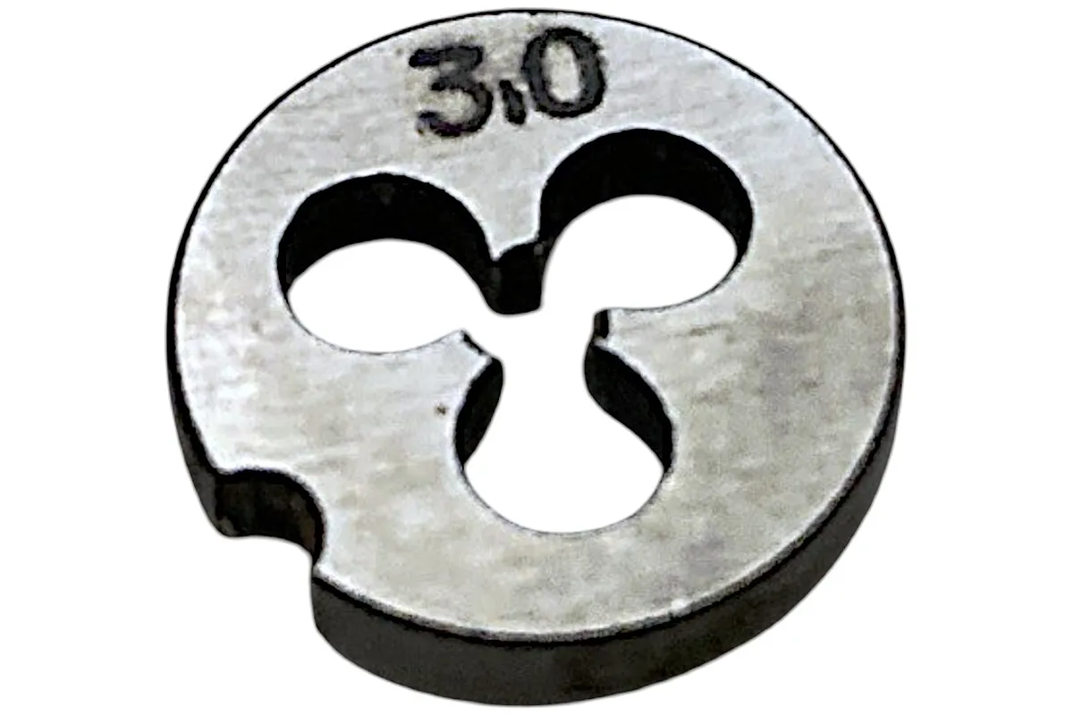 Плашка круглая М  3,0