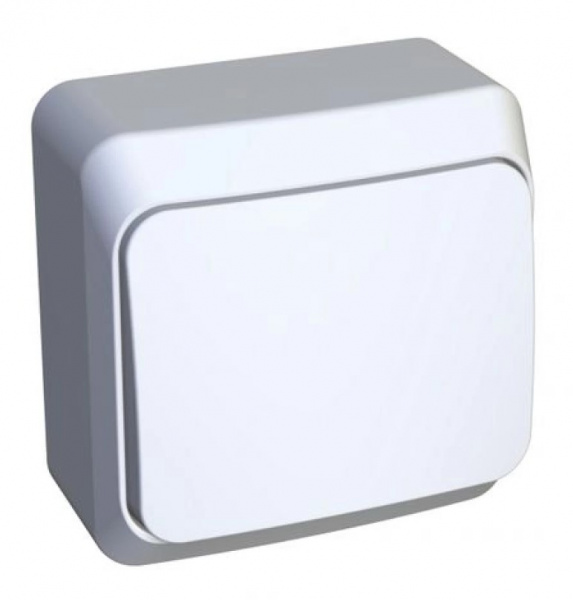 Кнопка ОУ  1- кл 10А 250В "Этюд" КА10-001В белый Schneider Electric