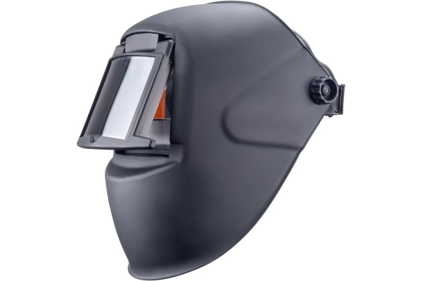 Маска сварщика ГЛАДИАТОР (DIN 11 (С5) 110х90 с откидным стеклом) Foxweld