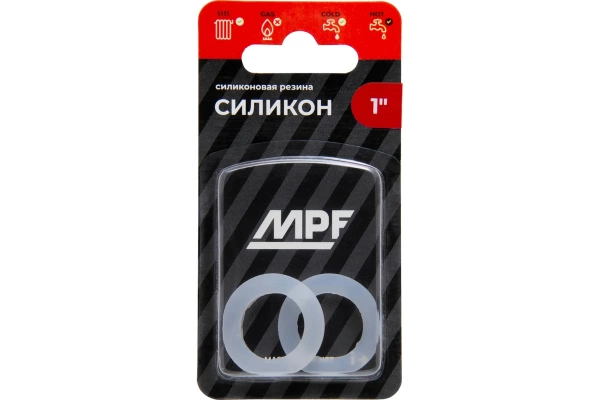 Прокладка силиконовая (белая) MPF 1" (2 шт.), MP