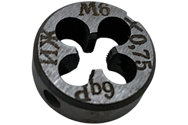 Плашка круглая М  6,0 х 0,75