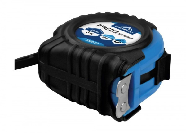 Рулетка  3 м х19мм магнитная Vertextools (3120-03)