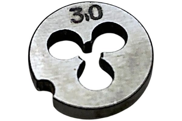 Плашка круглая М  3,0