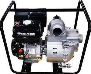 Мотопомпа бензиновая  d-80мм BP30T грязевая (80,0м3/ч, H=7,0м,напор 28м, частицы до 25мм,бак 6л, дви