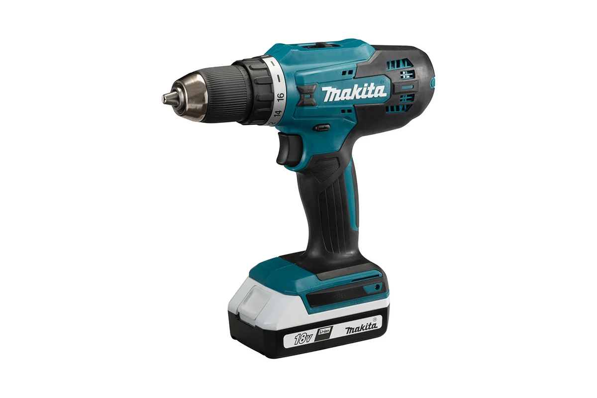 Дрель-шуруповерт аккумуляторная Makita  HP488D006 18.0В; 13мм; 1400об/мин; 42/24Нм G-серия 