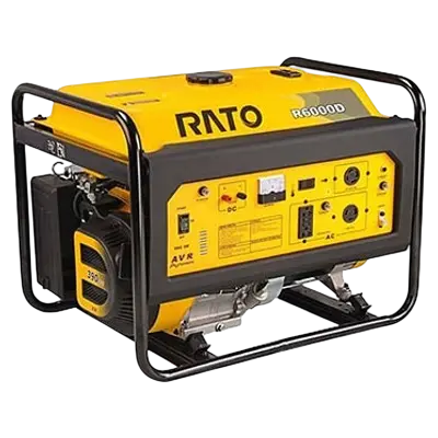 Электростанция бензиновая  6,0 кВт, RATO R6000D (5.5 кВт номинал, 50Гц, 230В, эл. старт. счетчик мот