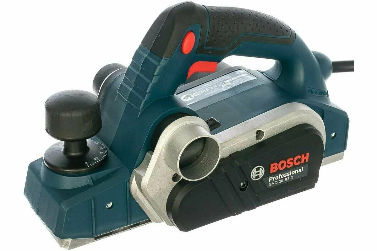 Рубанок BOSCH Blue GHO 26-82 D  Professional 710Вт 18000об/мин нож 82мм срез 0-2,6мм 06015A4301