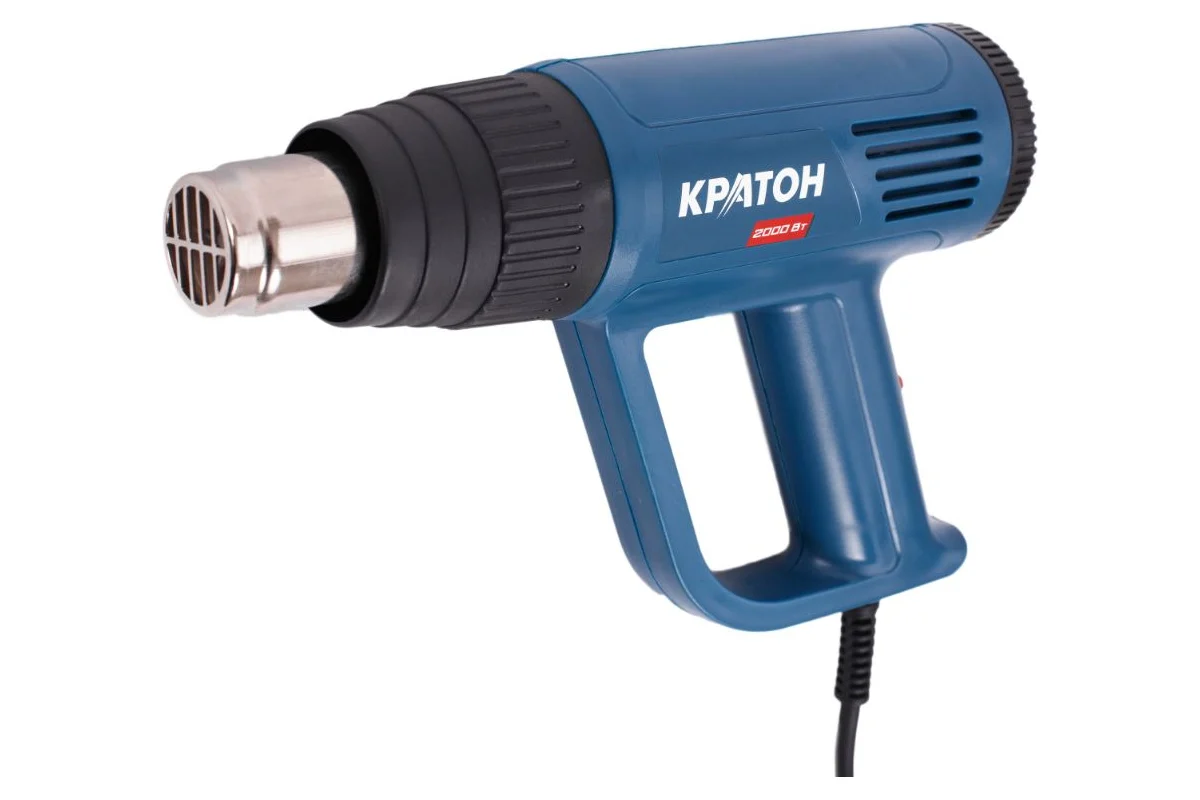 Фен промышленный Кратон HAG-2000E (2000Вт 80-600 градусов 500л/мин) 30901003