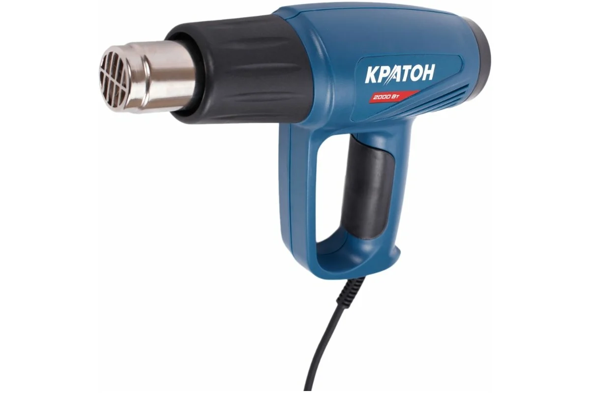 Фен промышленный Кратон HAG-2000LED (2000Вт 80-600 градусов 500л/мин) 30901004