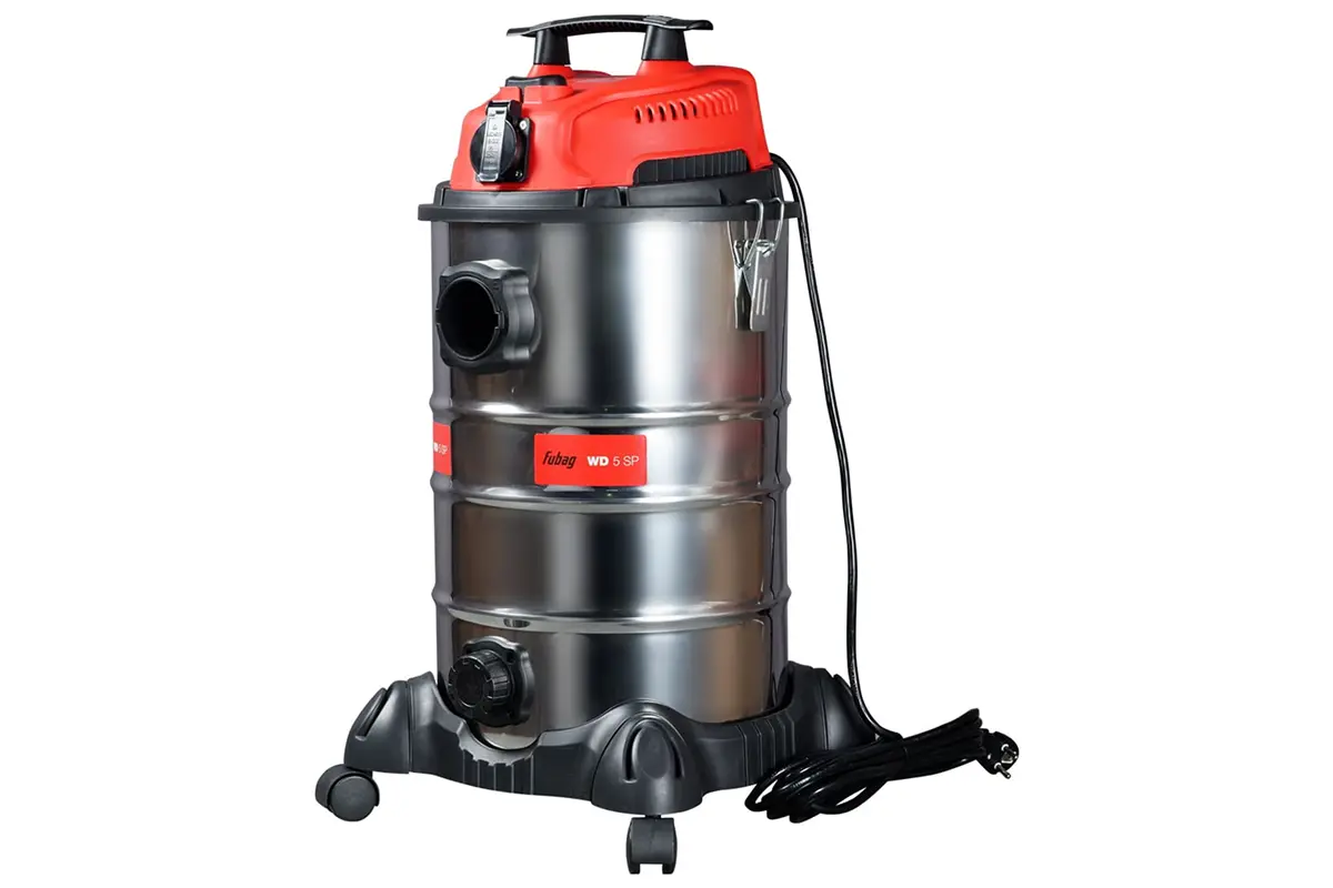 Пылесос FUBAG WD 5SP для сухой и влажной уборки 1400Вт, 30л, розетка для инструмента, вес нетто, 8,5