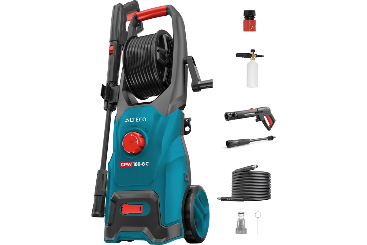 Мойка высокого давления ALTECO CPW 180-8 С  2200Вт 500л/ч 180 бар 220В (арт:66880)