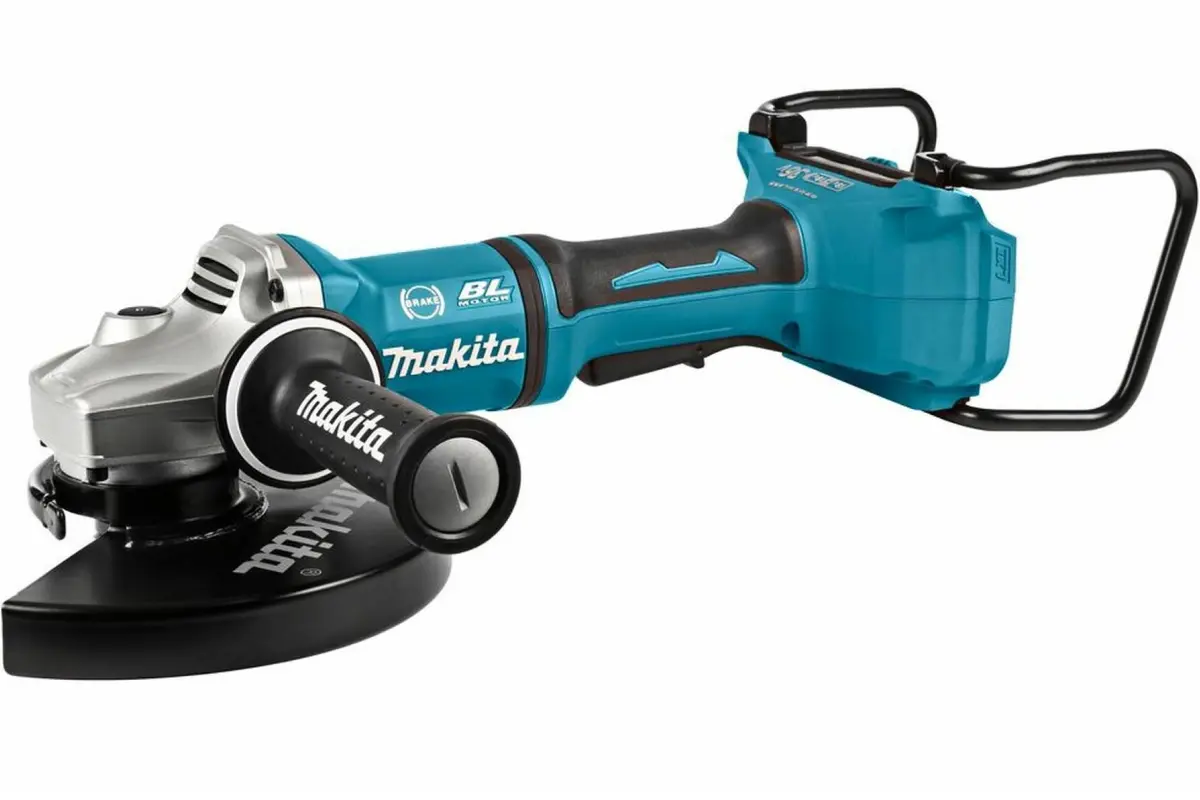 Шлифмашина угловая (бесщеточная, без АКБ, З/У в подарок) Makita (LXT BL 2x18B,230мм,6000об/мин) DGA