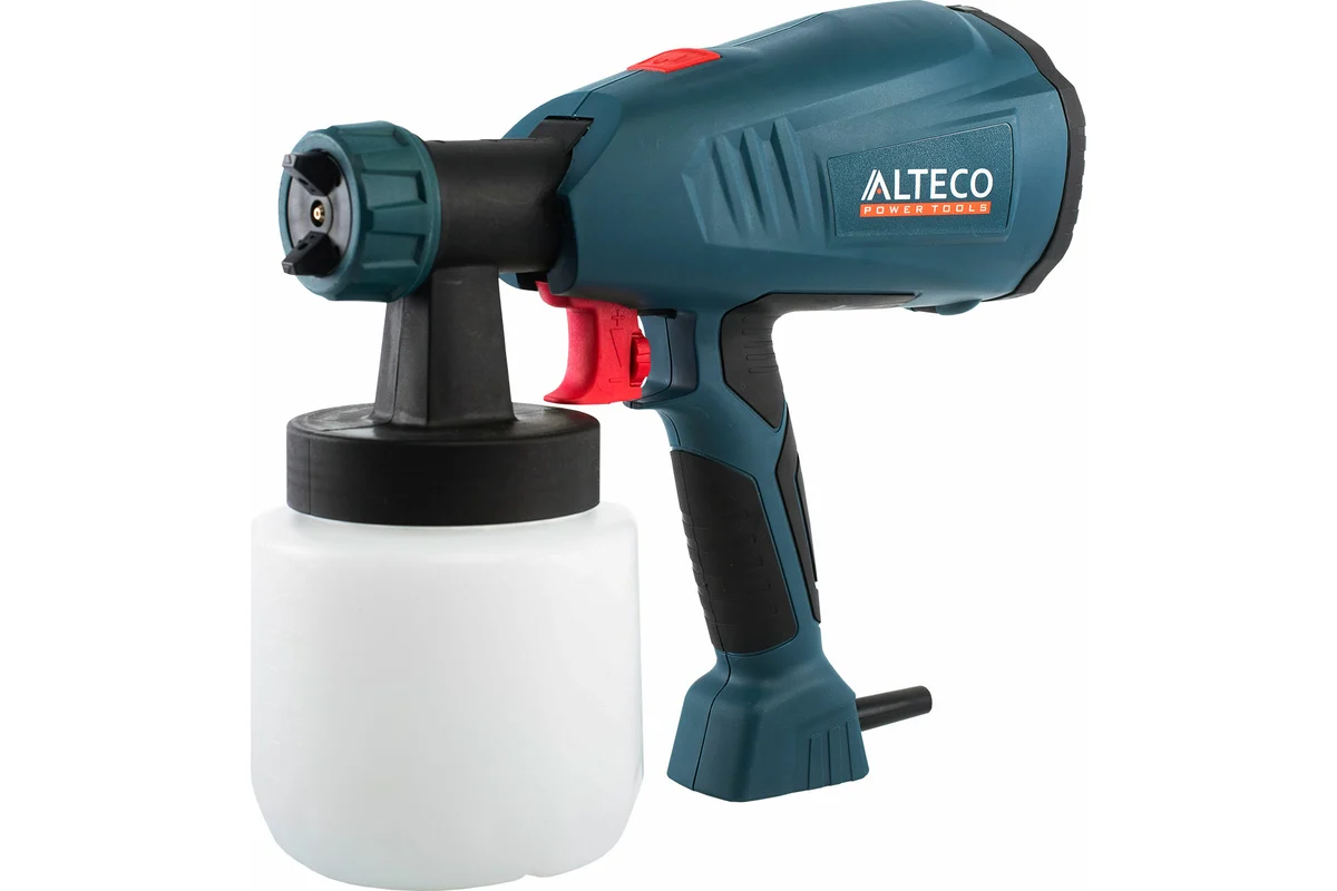 Краскопульт эл. ALTECO SG 2203 (нижний бачок 400 Вт 0,8л/мин бачок 800мл) 