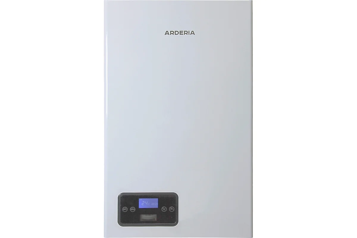 Электрокотел 12,0 кВт; 380В; 120,0м2; d=20мм; 610х390х190; 19,7кг; ARDERIA Е12