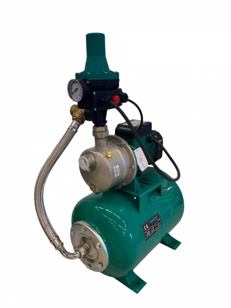 Установка насосная JET 370G2; 370Вт; 220В; 3,6м3/ч; H=32м; глуб. всасыв. 9м; d=25мм; t+40*; бак 24л: