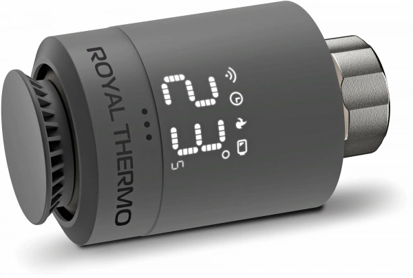Термостат радиаторный электронный Royal Thermo Smart Heat, черный