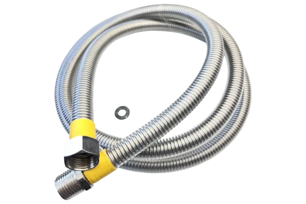 Шланг газовый ал. опрес. 1/2" ГШ L- 120 cм TUBOFLEX